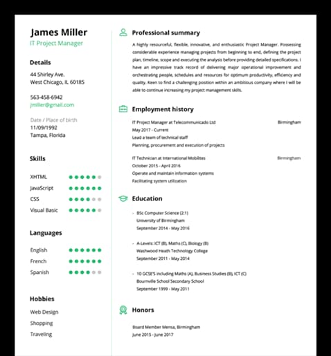 Resume Builder Hero